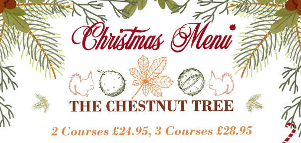 Chestnut Tree Christmas Menu 2024