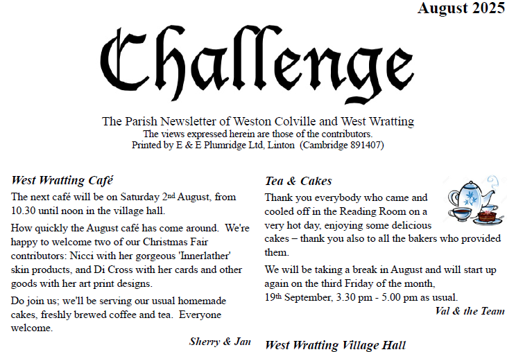 August 2025 eChallenge