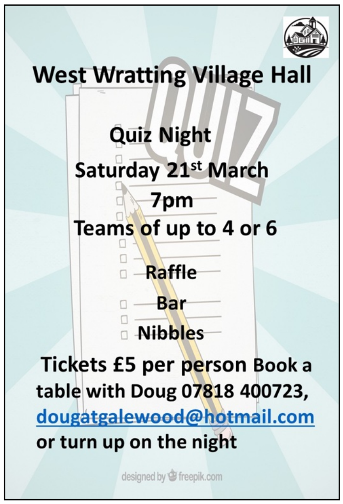Quiz Night at Village Hall